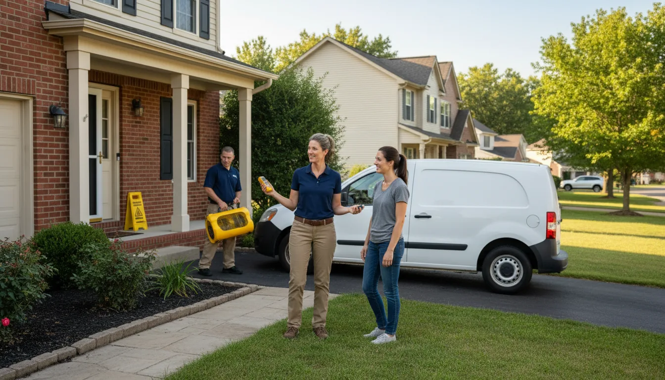 Water restoration image for Dehumidification And Cleanup Services in Memphis, TN